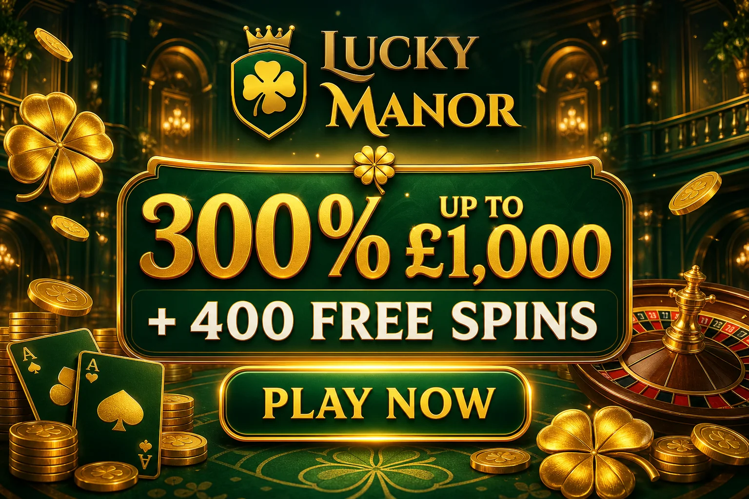 Lucky Manor casino promotion